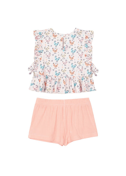 CHEERFUL CHICKS 2PC SET